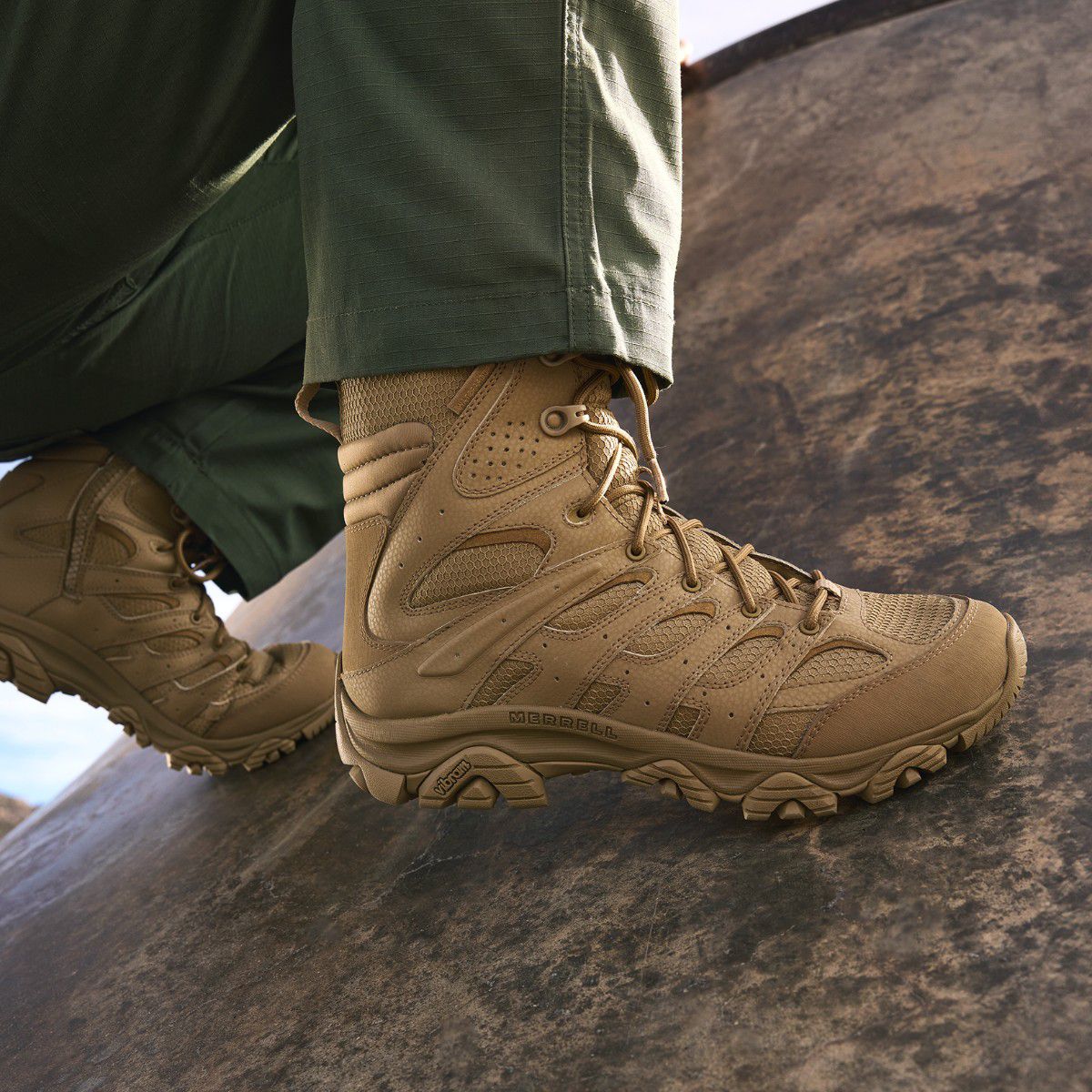 Merrell Exclusive Men's Moab 3 8" Tactical Zip Waterproof Boot
