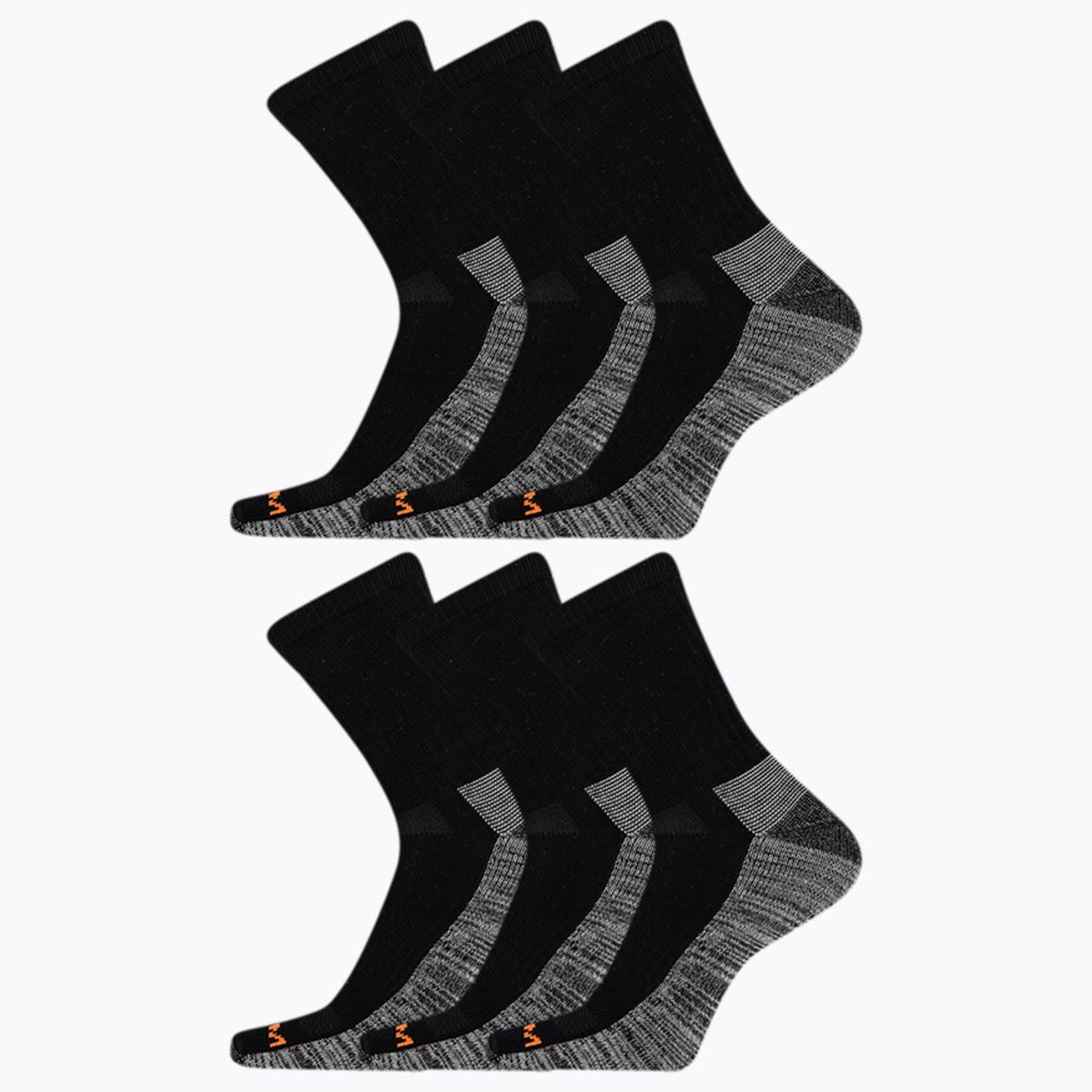 Merrell Essential Work Crew Sock 6 Pack - Socks
