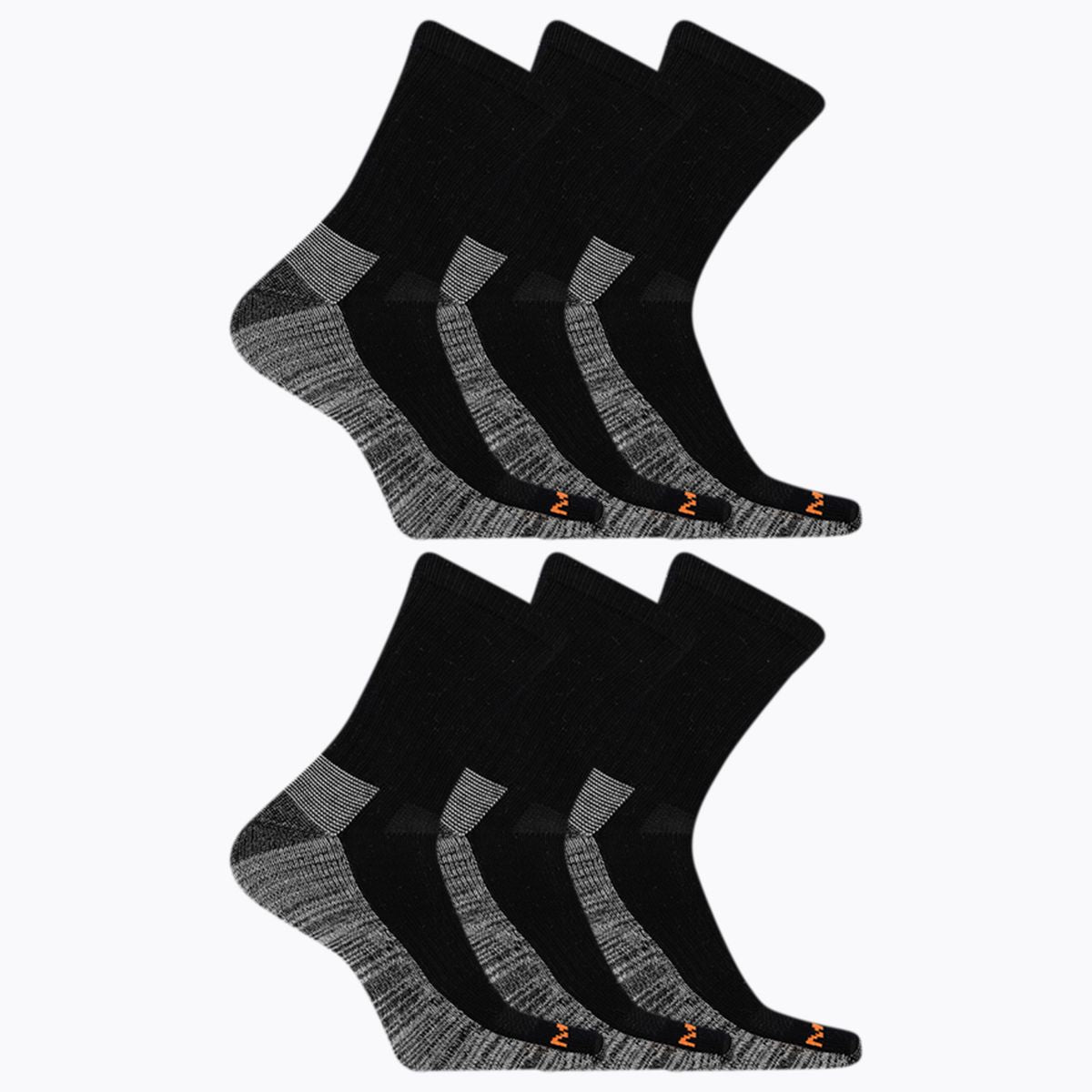 Merrell Essential Work Crew Sock 6 Pack - Socks