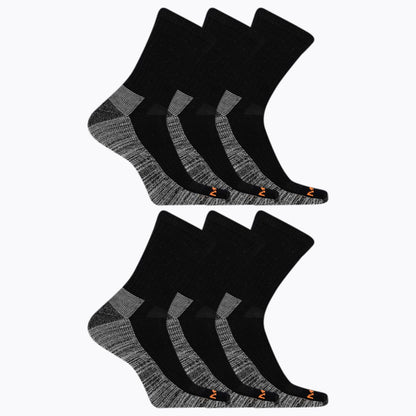 Merrell Essential Work Crew Sock 6 Pack - Socks
