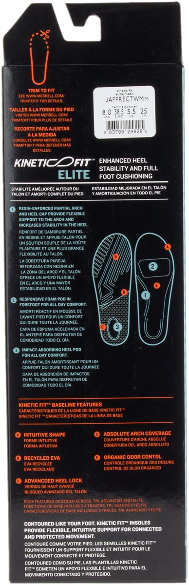 Merrell Featured Women - Kinetic Fit™ Elite Footbed - Insoles