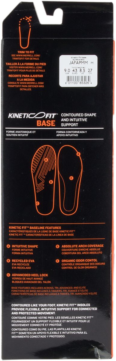 Merrell Trending Men - Kinetic Fit™ Base AL Footbed - Insoles
